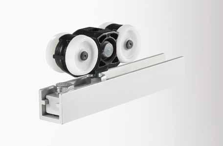 GEZE perlan 140 mounting variations L y t t y 25 40 2 Wall fixing bracket Double roller carriage 2 End cap (optional) Tubular buffer End cap Hold-open spring (optional) Floor guide 45 140 95 FB 140