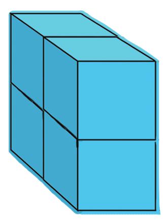 cuboids: cubes + cubes + 8 cubes cubes + 3 cubes + 7 cubes cubes + 4 cubes + 6 cubes cubes + 5 cubes + 5 cubes 3 cubes + 5