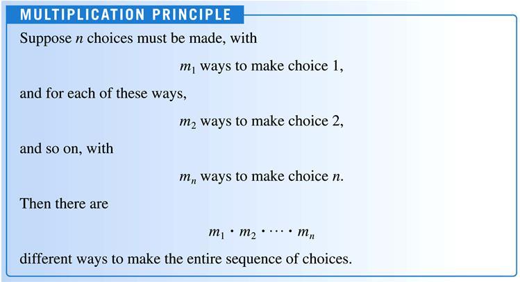 Finite Mathematics MAT 4: Chapter 8 Notes Counting Principles; More David J.