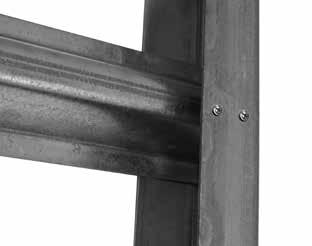 If actual end wall frame differs, take necessary steps to alter instructions as needed to allow proper installation of door jambs and header. The following steps describe one way to set door jambs.