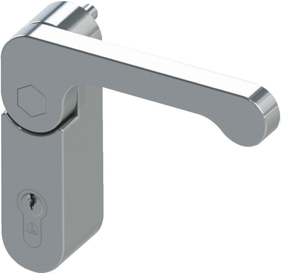 D-FINE OUTSIDE ACCESS DEVICE Description Optional outside access device (OAD) with lever handle available for use with D-Fine Modular and Touch Bar ranges.
