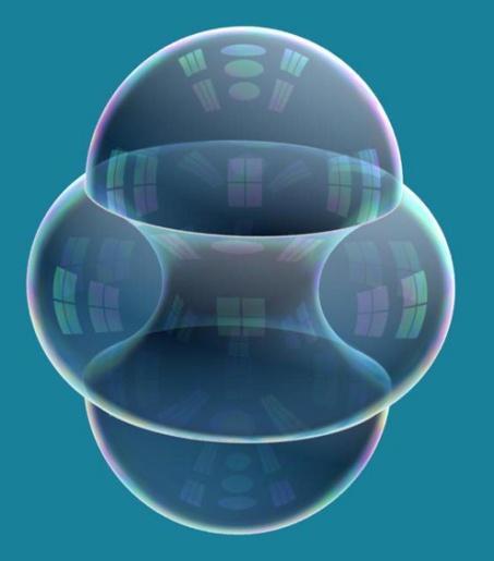Now this double bubble is unstable and has much more area than the standard double bubble. So it doesn't contradict the conjecture.