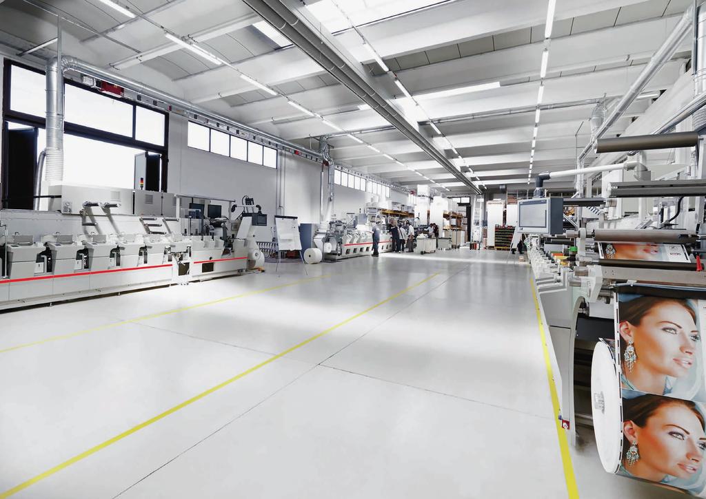 ALL ABOUT KNOWLEDGE Competence Center BOBST operates facilities across the world for its customers to view and trial the advanced technology solutions that are available, as well as to further the