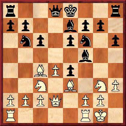 Rh2+ 36.Ke1 Qb1# 0 1 Samuel Dorchuck (1359) Jerry Casteel III (1625) 1.e4 c5 2.Nf3 g6 3.d4 cxd4 4.Nxd4 Bg7 5.Be3 d6 6.Bc4 Nf6 7.Nc3 a6 8.Qd2 Qc7 9.Bb3 b5 10.0 0 0 Bb7 11.f3 Nc6 12.g4 Na5 13.
