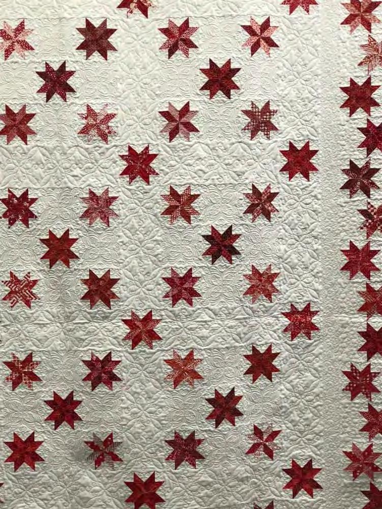 2018 CQC Raffle Quilt Scarlett Galaxy of Stars Raffle Information Kay Hefner, 303-986-4560 khefner@comcast.net Tickets are on sale today, see Kay at the Raffle Table during the break.