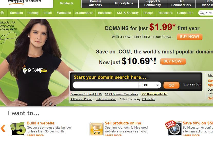 3. Purchase your domain. During the buying process, Godaddy will offer you other options such as email and hosting.