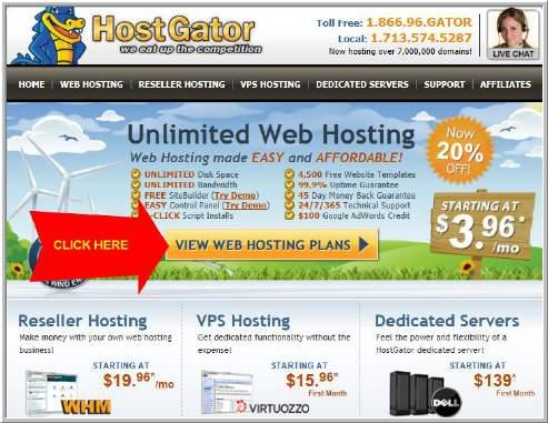 Find a Website Host Provider I'm going to recommend only ONE host to you. There are hundreds out there but this is the one I have used for years and their hosting and customer service is excellent.