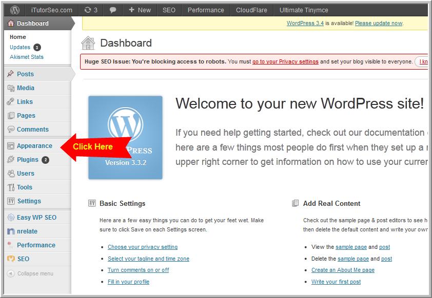 How to Install a WordPress Theme STEP 2: Login to WordPress Dashboard Once you've chosen you're theme you'll need to install it.
