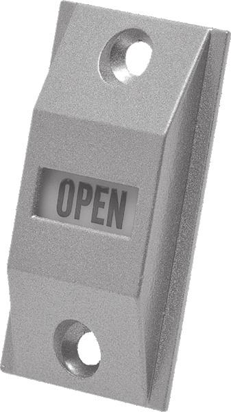 Open appears in Green letters and Locked appears in Red letters.