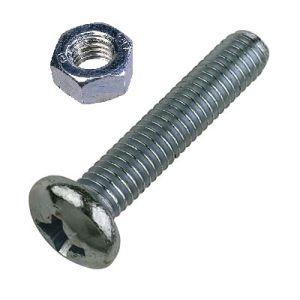 Machine Screw and Nut In smaller applications you may encounter a machine screw