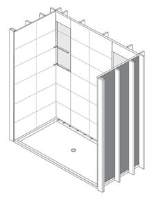 INSTALLATION INSTRUCTIONS 5. Side PanelS Locate the location of the plumbing holes; if no plumbing holes exist, proceed to Step 2.