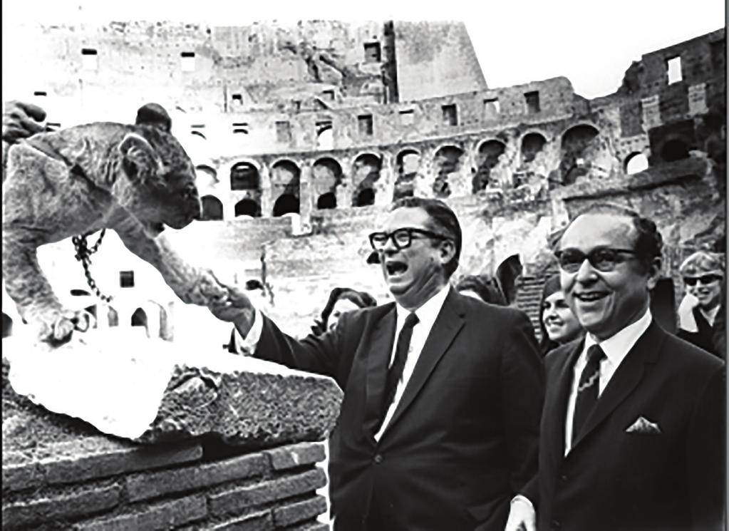 Irvin acquires Ringling Bros. and Barnum & Bailey on November 11, 1967, in a ceremony held at the Colosseum in Rome, setting the stage for Entertainment to become its own company.