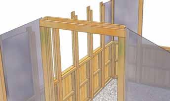Wall Framing Set - (Cap consists of 2x3 / 2x4