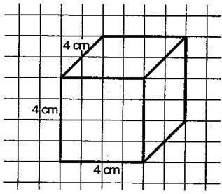 5) (a) A cuboid of dimension 5 cm, 3 cm and 2 cm. (i) Oblique sketch (ii) Isometric sketch (b) A cube with an edge 4 cm long. (i) Oblique sketch (ii) Isometric sketch Q.6) Sol.