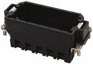 housings 770 2 770 V - Z 5 Male frames MO B for 5 contact carriers for pin and sleeve contacts mountable in series B