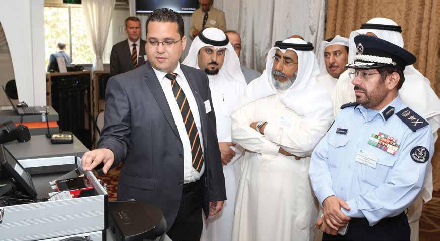 Senior officials were provided with a tour of the exhibitor portion of the event.