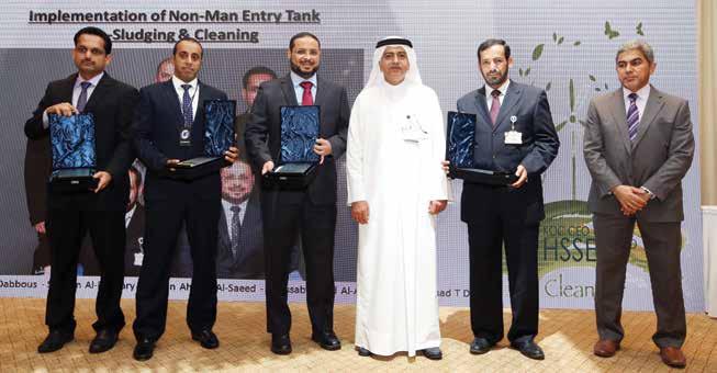 5 The Kuwaiti Digest KOC CEO Hashem Hashem with the Supreme Winners.
