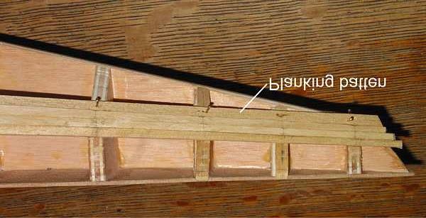 belt is the same along the fore-to-aft length of the belt. Belts are defined by planking battens just strips of the kit-supplied planking material.