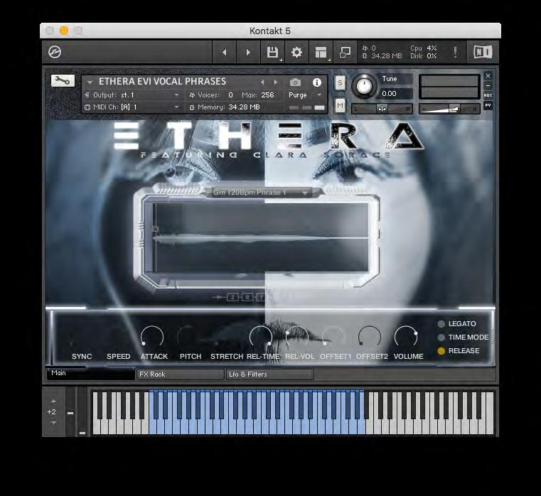 ETHERA EVI PHRASES Ethera EVI Phrases Instrument provides over 1GB and 1200 individual phrases of authentic inspirational live vocal performance.