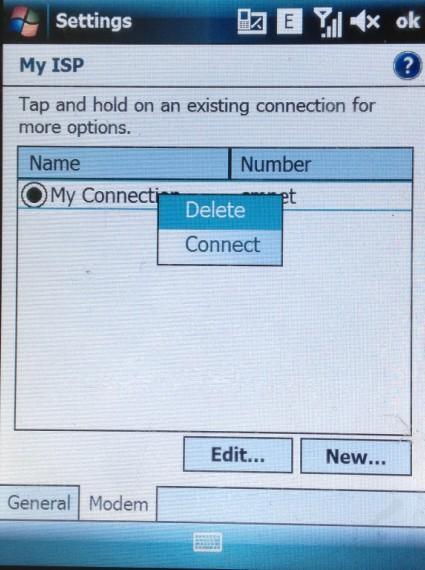 - Click Phone icon to active it, then click Done Appendix A-2 Appendix A-3 - To establish a new connection on Controller, follow the route Start Settings Connections Tab Connections: Select Add a New