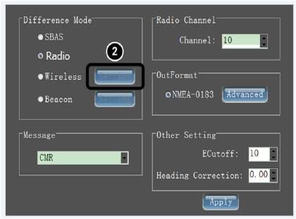 Setting Up K9 with Hi-MAX software Fig 6-7 Wireless mode setup interface 1.In Rover setting interface. Click into the "Set Rover" 2.Click the "setting" 3.