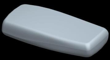 3 In this exercise we will create the surface model of a mobile phone. The parting surface of the part is non-planar.