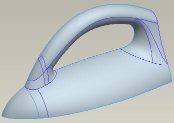 blended surfaces instead of Round Tool Exercise 26 In this exercise we will create a surface model of an electric iron.