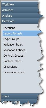 If the file type is delimited, then select what type of delimiter is used for the file. Click Save ( ) to complete the creation of the new import group.