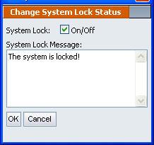 Module 2 Hyperion FDM Navigation Figure 2-6: POV Search Dialog Locking and Unlocking the System Lock the system by clicking the category System Lock at the bottom of the screen.
