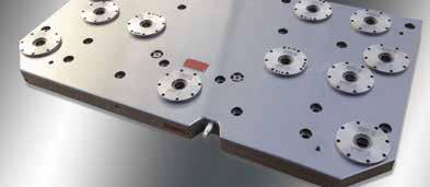 Quick-locking plates for milling machining from standard components, adapted to the