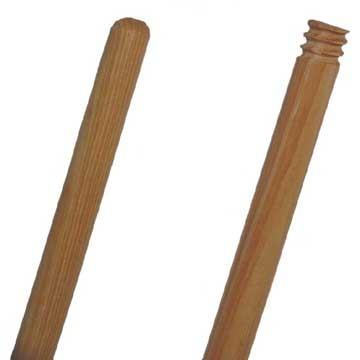 PUSH BROOM AND BRUSH HANDLES PRODUCT # SIZE DESCRIPTION PACK WEIGHT A140 LA140 7/8 X 48 7/8 X 48 SANDED, THREADED, DOMED LACQ., THREADED, DOMED.0 LB.