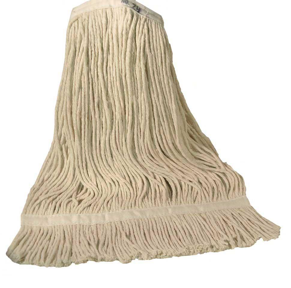 GENERAL PURPOSE ECONOMICAL MOP HEAD Constructed of 4 ply loose twist yarn. Great for fast absorbency.
