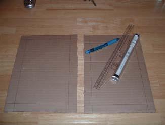 Cut out the center of each board leaving a 1-inch