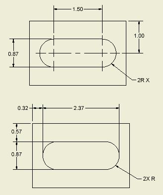 Slot Dimensioning The two methods shown on the left are the