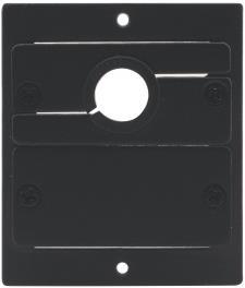 2 TBUS-6xl Optional Inserts Accessories Inserts Description You can install any wall plate devices as well as any of the single or