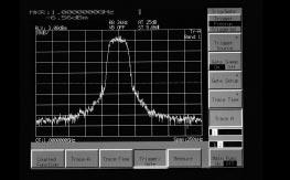 IS-136A modulated wave Spectrum analysis Spectrum analyzer function (Option 07) The spectrum analyzer with synthesized local