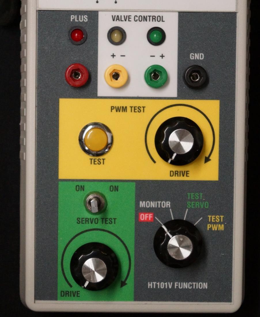 Diagnostic Functionality and Valve Testing Functions The Tester Function Switch located at the lower right. When dialed to any position other than OFF, the meter functions are all available.