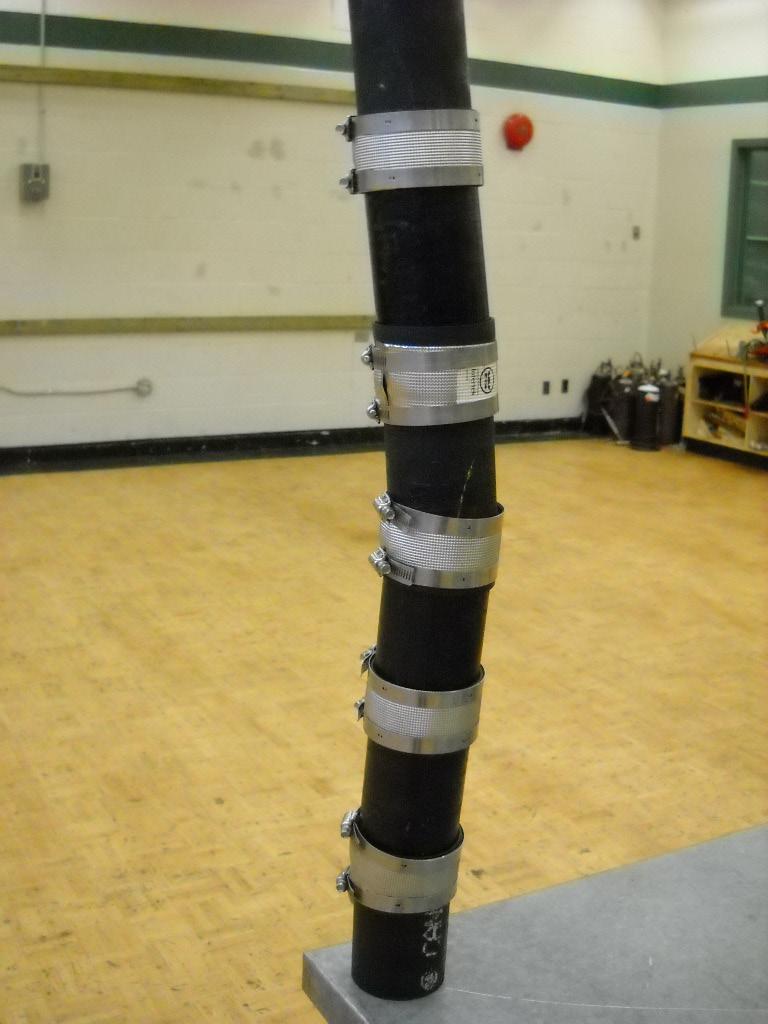 Plumber Activity 1: Tower Have students cut and assemble six pieces of cast iron piping cut 6" long.