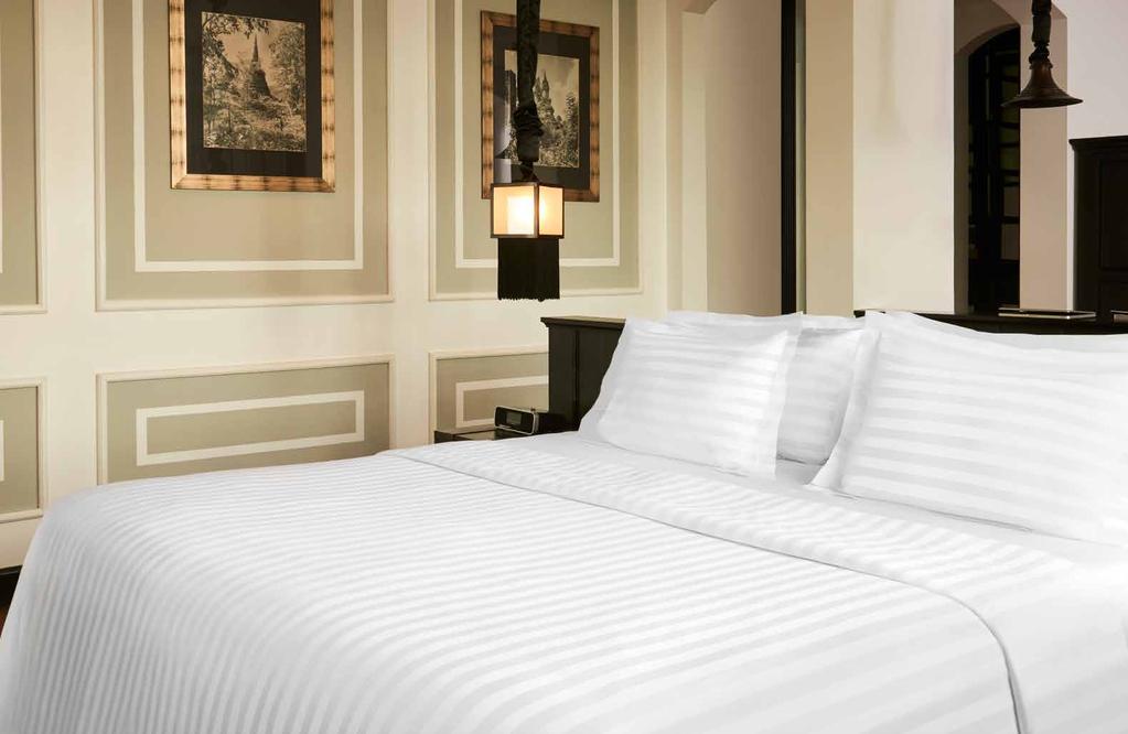 BED LINEN A Discerning Luxurious Range The Global Hospitality bed linen offers an out-of-the-world sleep experience. Outfit your hotel bedroom with a complete bed ensemble.