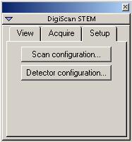 Figure 4-4. Digiscan set up. 5. Press Stop to terminate scanning of probe.