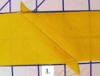 The strips must be sewn together along the bias grain of