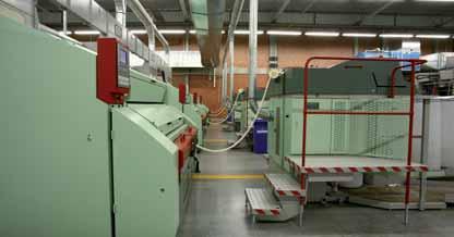 Rieter. Processing of Polyester Fibers 5 CONENTIONAL CARD 7.65 m 2 PROCESSING CHARACTERISTICS IN CARDING The card technology C 6 has pushed production limits up to previously unknown levels.