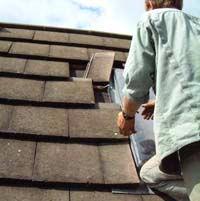 Cutting and laying plain tiles flat on