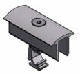 Module Clamps Middle Clamp G4 to fix modules with frame heights 33-46 mm, pre-assembled material: