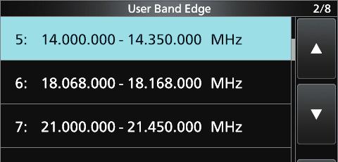 00 MHz: [], [ ], [], [ENT].000 MHz: [], [ENT] Changing from.0 MHz to. MHz: [ ], [], [], [], [ENT].