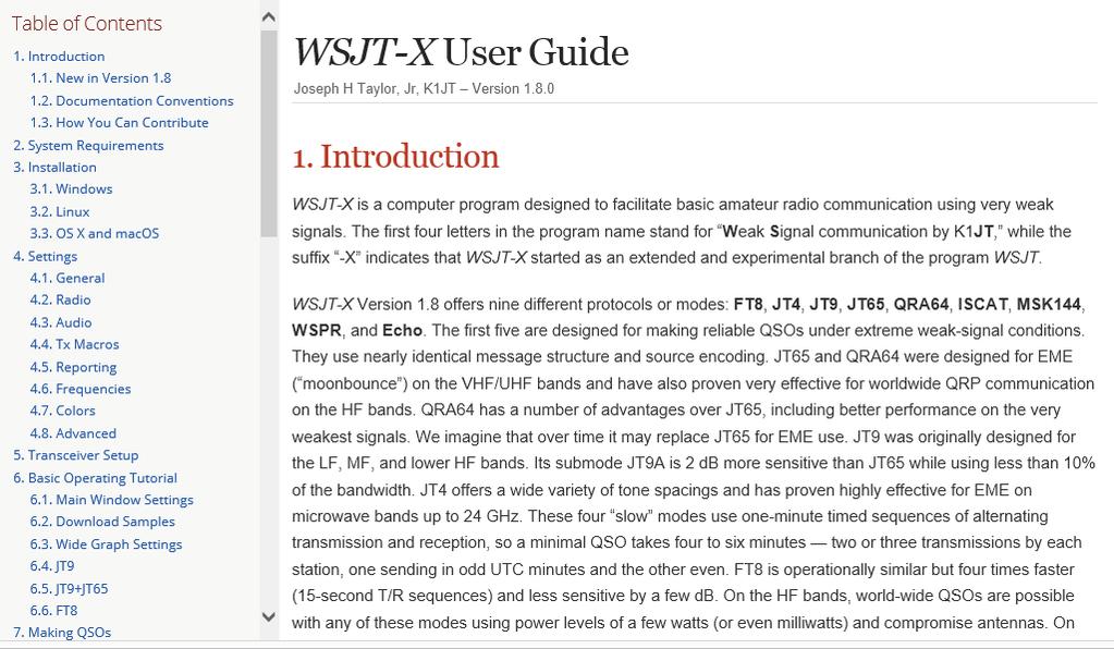 WSJT-X User Guide https://physics.princeton.