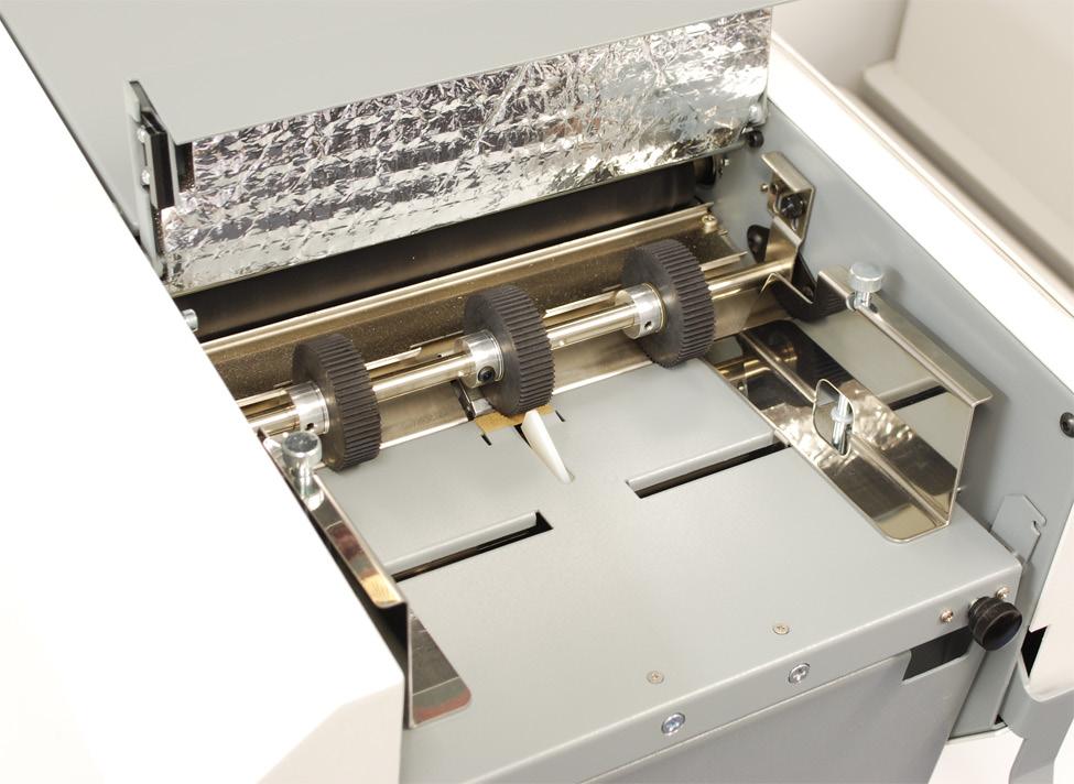 OPERATOR MAINTENANCE 1. It is recommended to let forms cool for one-half hour, from the laser printer, before folding. This allows toner to set on the forms and static electricity to discharge.