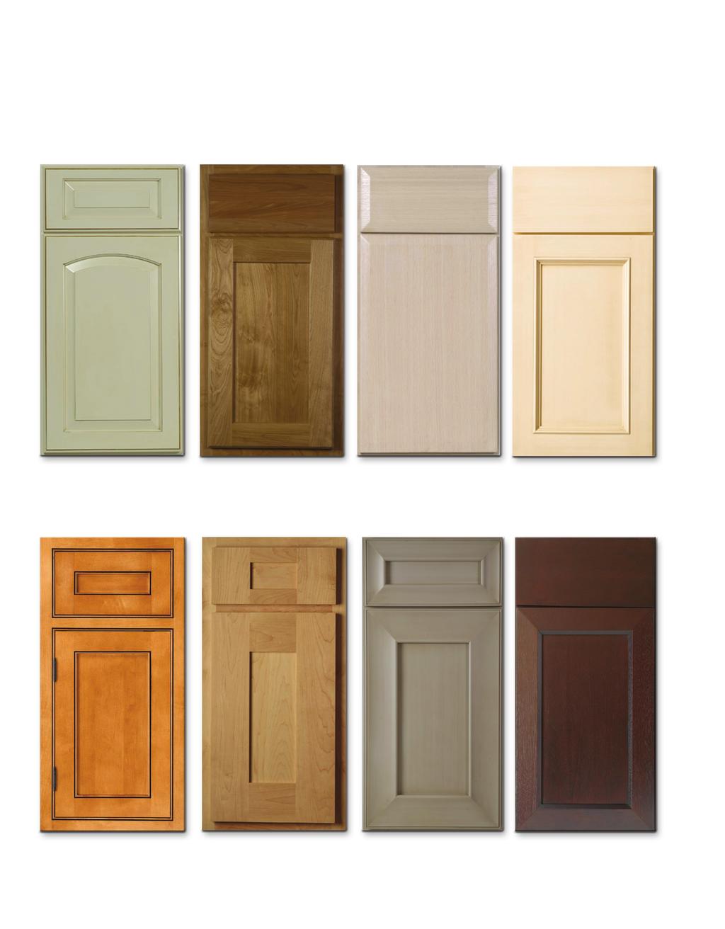 Door Styles *Most raised panel door styles are also offered with a flat center panel.