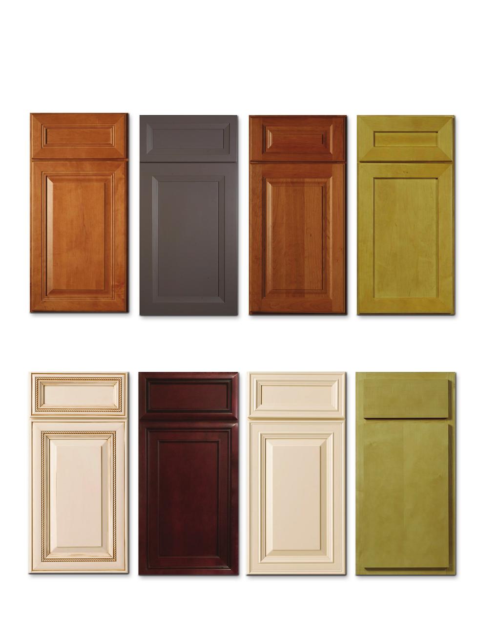 Door Styles *Most raised panel door styles are also offered with a flat center