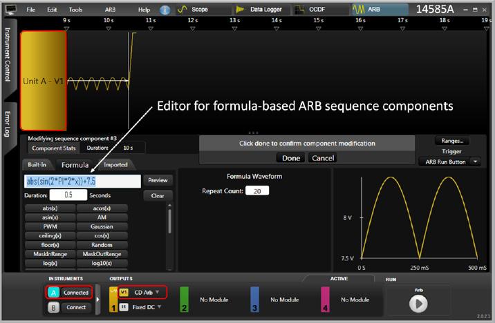 08 Keysight Quickly Generate Power Transients for Testing Automotive Electronics - Application Note Quickly modifying your power transient waveform A key advantage of using the14585a software is the
